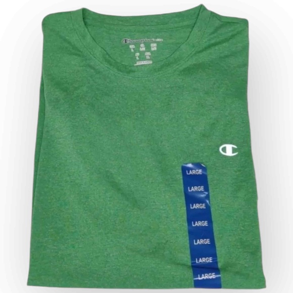 Champion Other - CHAMPION Elite Men’s Dri-Fit Short Sleeve Tee, Green, Size Large, NWT 546L